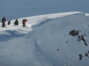 Getting ready to drop into the unknown - Narvik april 2014.