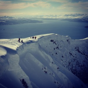 Checking before the drop.